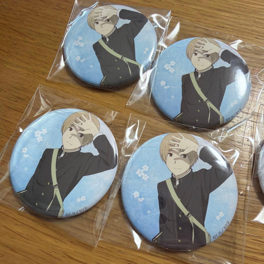 劇場版 夏目友人帳 風薫　缶バッジ 夏目貴志　斑　セット　まとめ売り