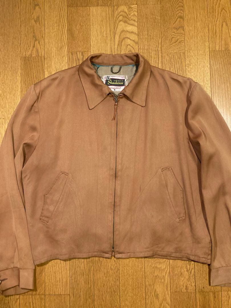 50s vintage rayon gabardine jacket - メルカリ