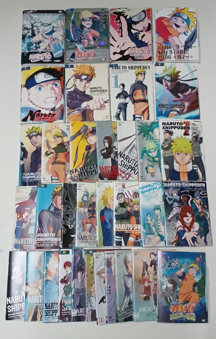 アニメ DVD NARUTO 全巻セット + 劇場版11本 合計 192本セット - メルカリ