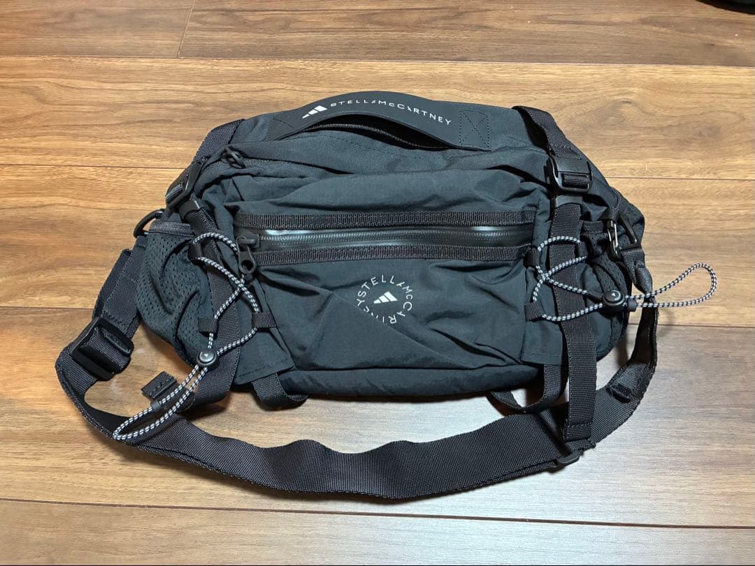アディダス バイ ステラマッカートニー　ユニセックス　ウエストポーチ　ブラック adidas by Stella McCartney ウエストポーチ ウエストバッグ