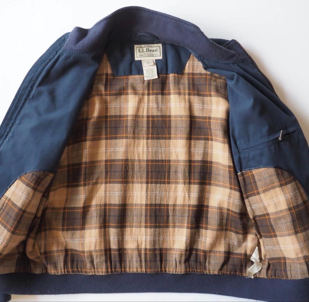 さ*つ様 エルエルビーン スイングトップ スエード ネイビー 裏地