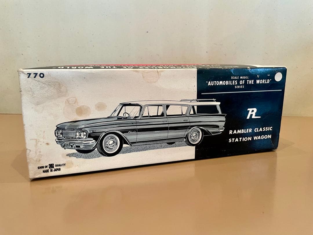 RAMBLER】ランブラー・クラシック ステーションワゴン バンダイ ブリキ