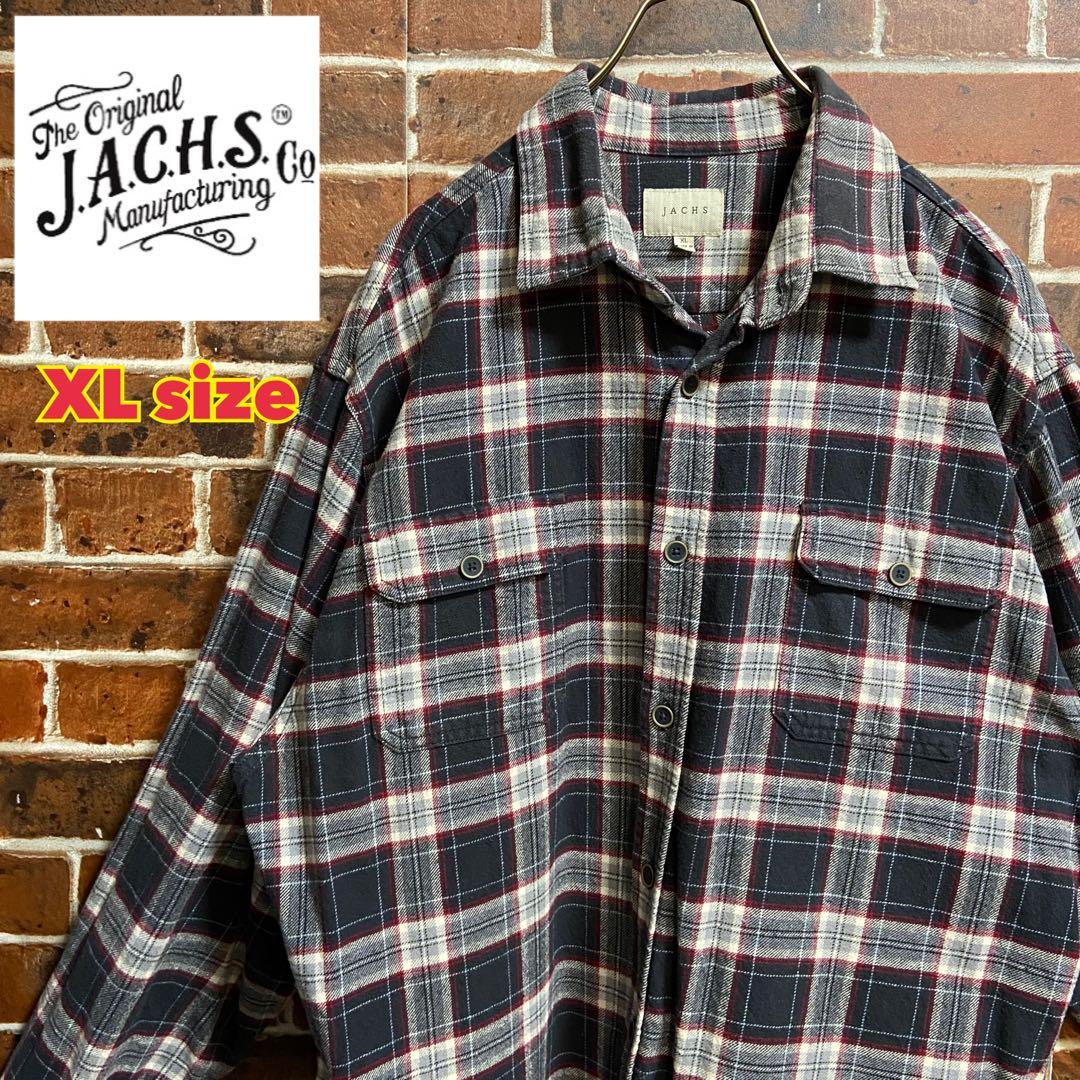 90s チェックシャツ ネルシャツ ヘビーウエイト HIPHOP 厚手 古着