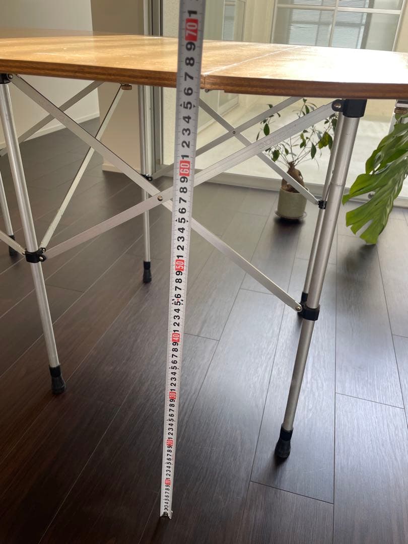 スノーピーク 折りたたみテーブル 円形 キッチンテーブル - メルカリ