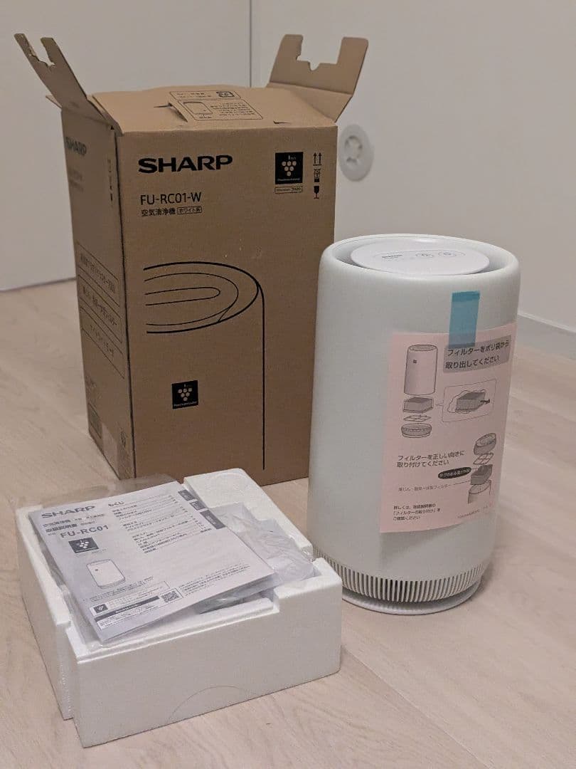 fu-rc01-w 空気清浄機 FU-RC01 | 空気清浄機：シャープ