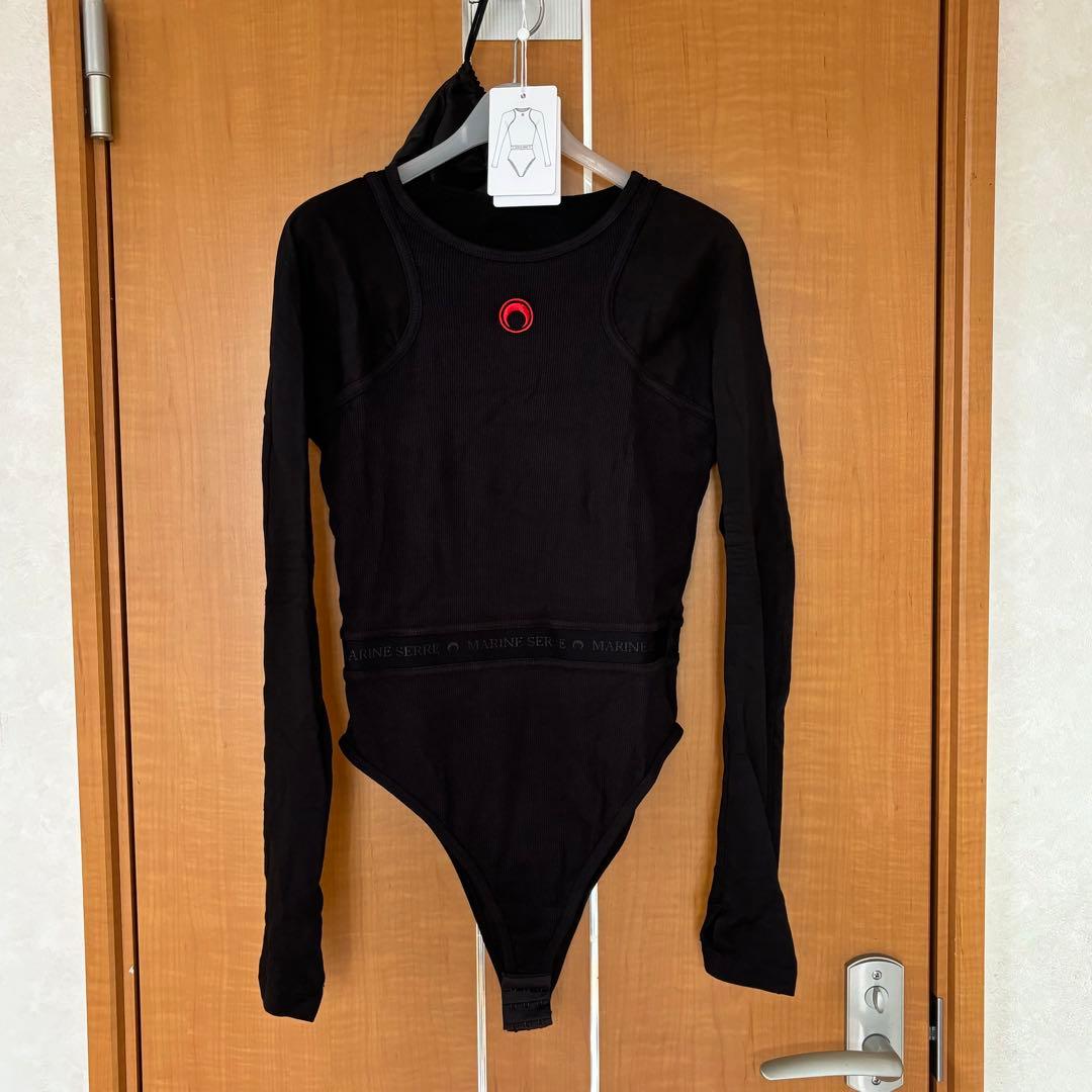☆人気☆マリーンセル ブラックロングスリーブボディスーツ - メルカリ