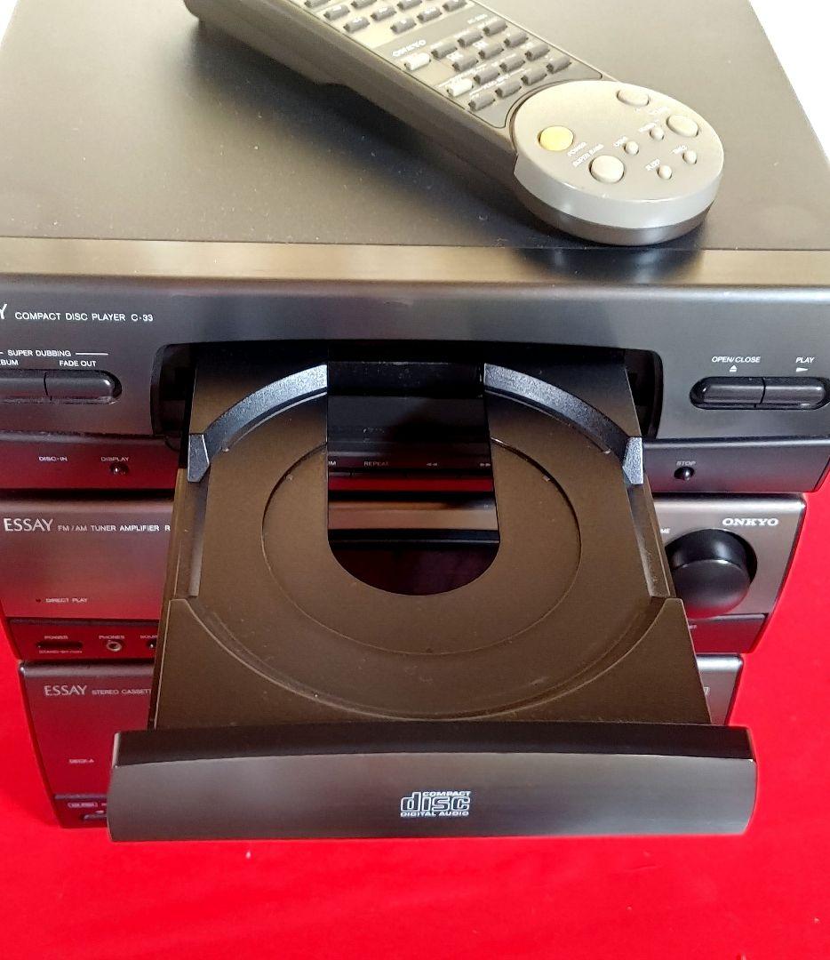 ☆ジャンクOnkyo オンキョー Essay コンポ 3台1組 リモコン付き - メルカリ