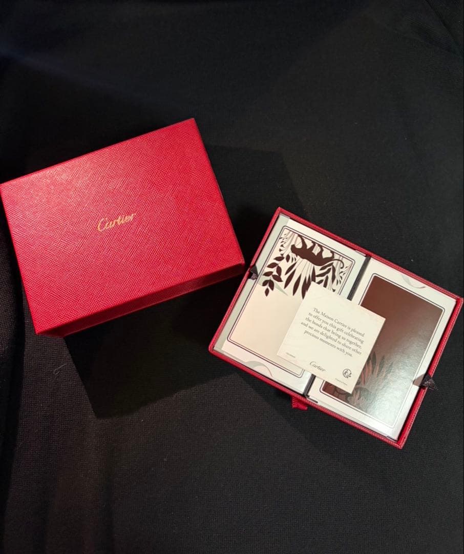 非売品 未使用【Cartier】トランプ2組セット カルティエ ノベルティ