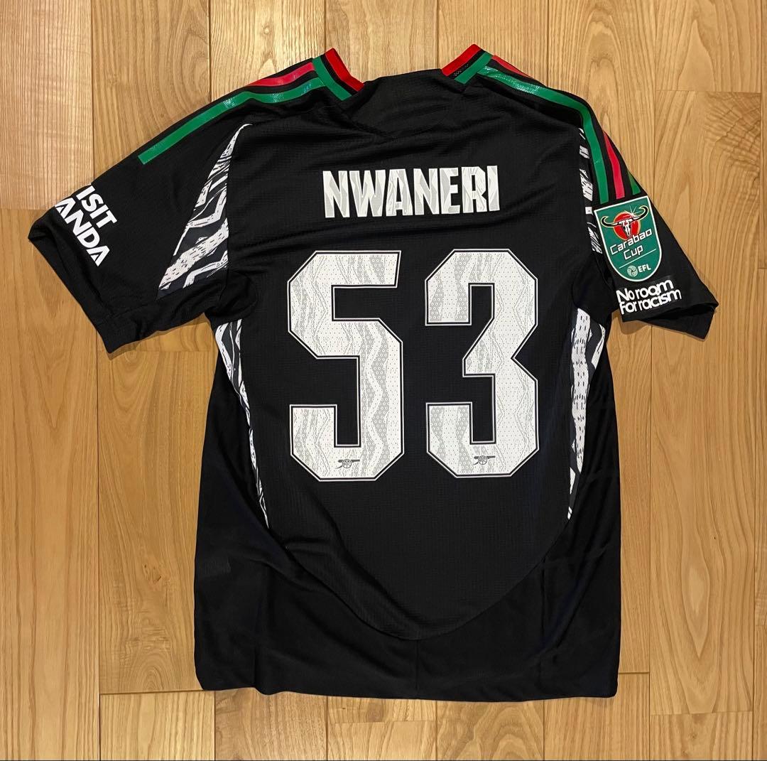 ヌワネリ アーセナル24-25 AWAY 背番号53 正規品 - メルカリ