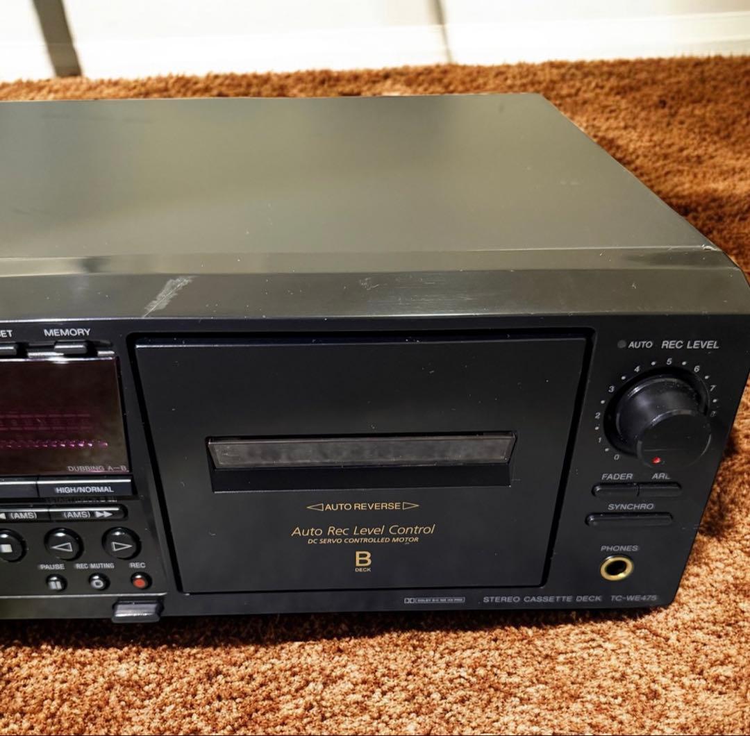 希少! SONY TC-WE475 ツインカセットデッキ 動作確認済み - メルカリ