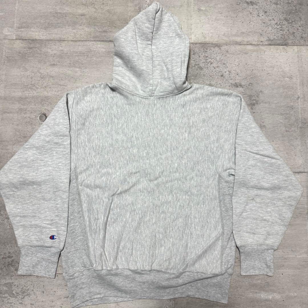 80s USA製 champion リバースウィーブ フーディ パーカー グレー