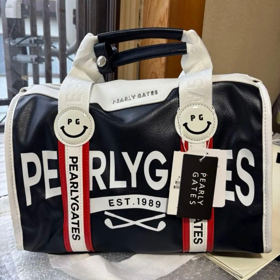 PEARLY GATES PGキャディバッグ 黒/白/赤 PEARLY GATES（パーリーゲイツ） 【NEW】PEARLYGATES POPなトリコ