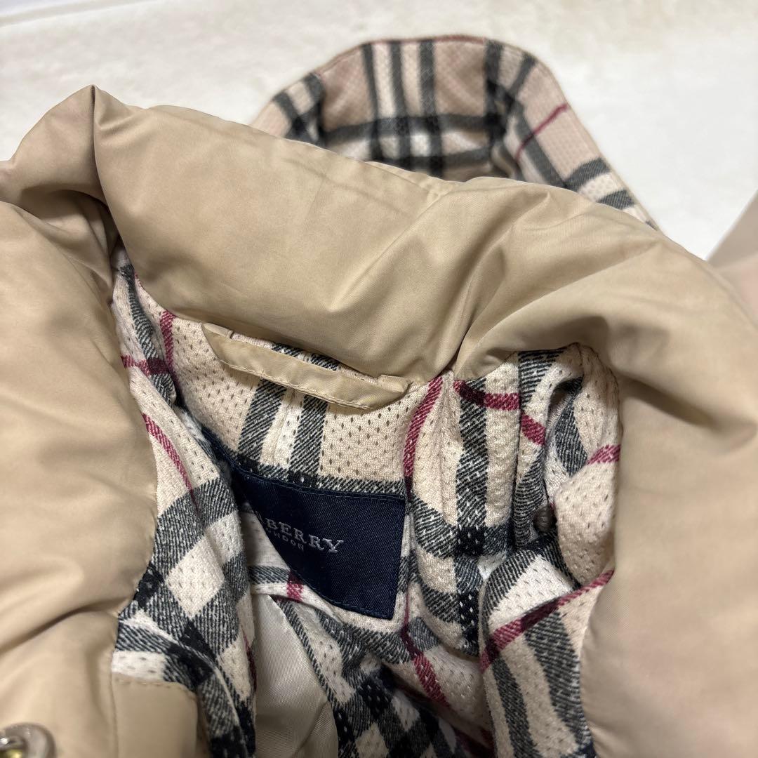 バーバリーロンドン ダウンジャケット ノバチェック L 大きいサイズ