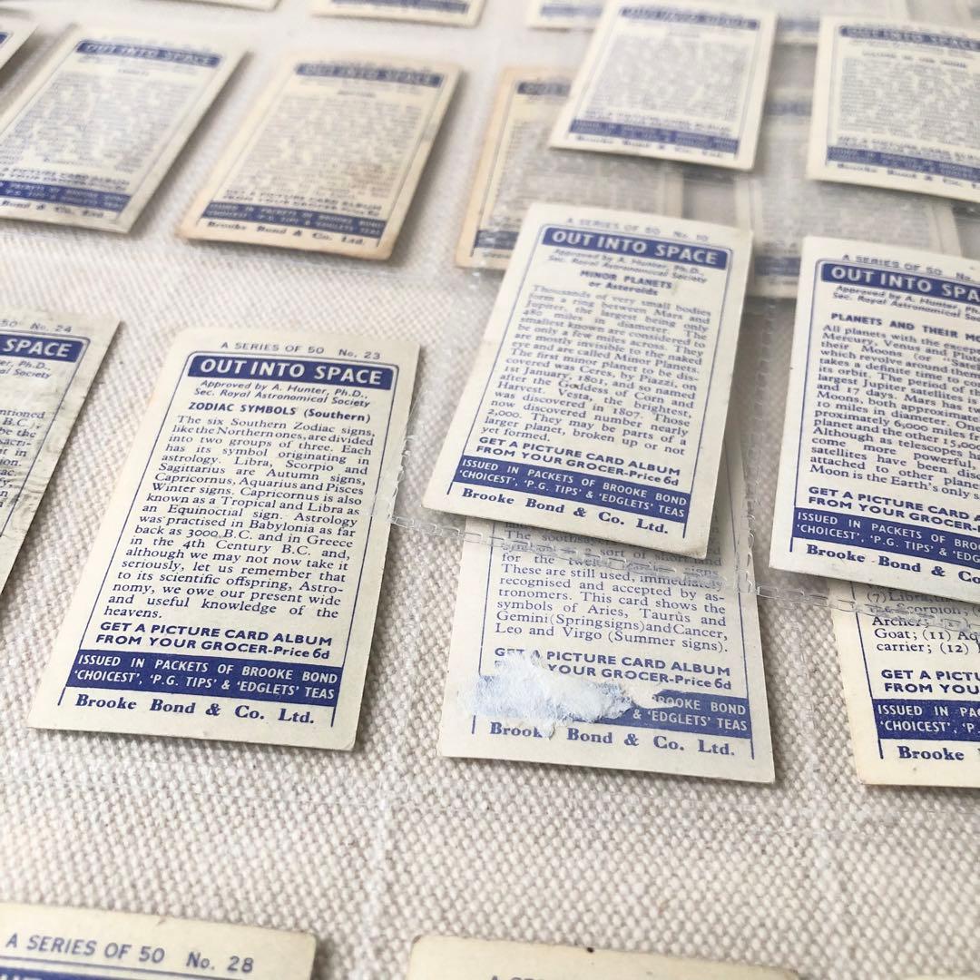 1958年 レア！ イギリス製 ティーカード 宇宙 全50枚 - メルカリ