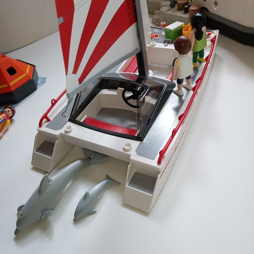 プレイモービル　カーフェリーセット