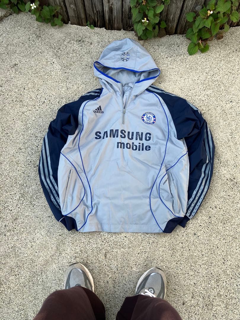 入手困難】アディダスxチェルシーFC ピステ ビンテージ 古着 XL