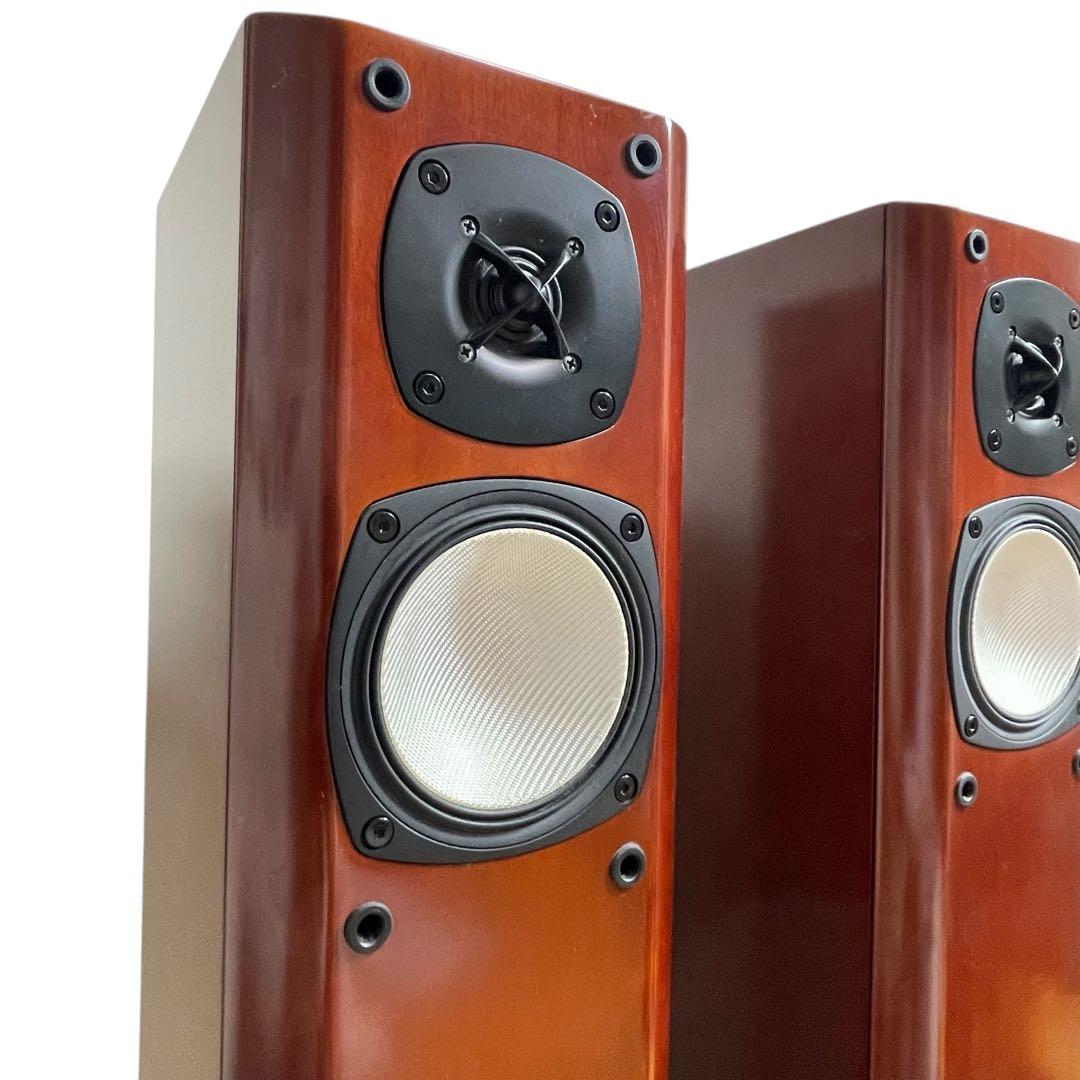 ONKYO オンキヨー D-308E フロントスピーカー ペア リアルウッド突板