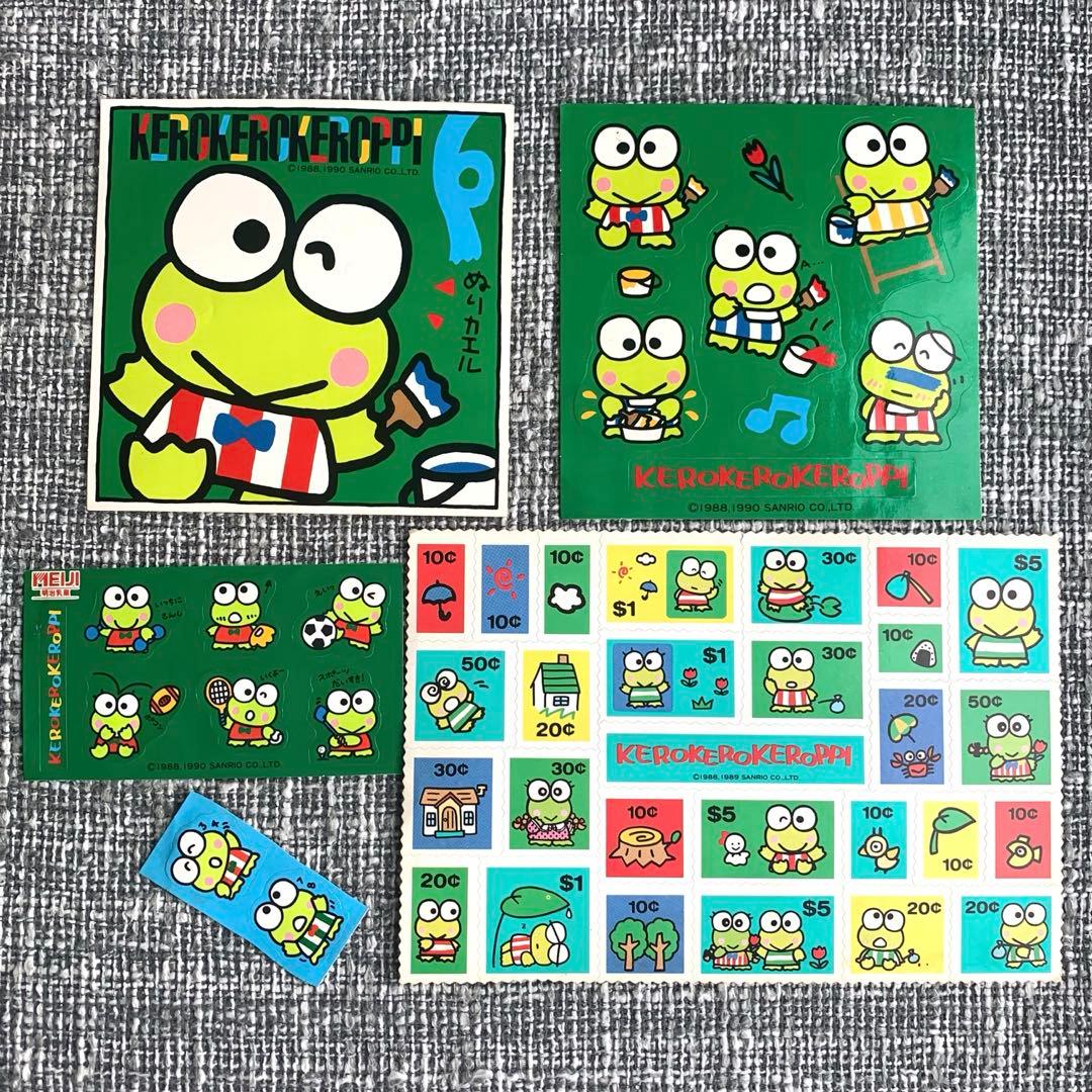 けろけろけろっぴ ステッカー シール 昭和レトロ サンリオ - メルカリ