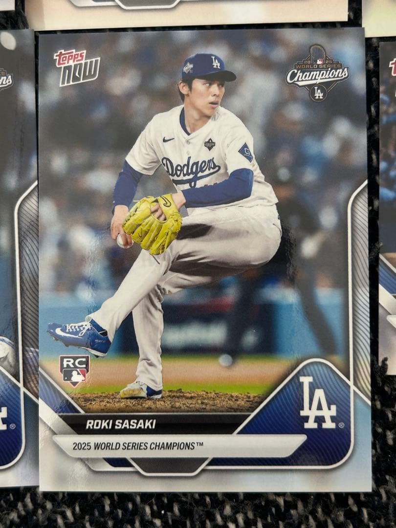 ドジャース 2025 チャンピオン記念 コレクターピン 5点セット ケース