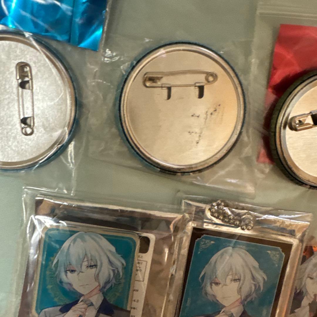 明治東亰恋伽 めいこい 岩崎 桃介 缶バッジ アクリルキーホルダー