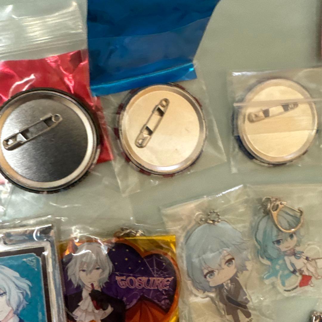 明治東亰恋伽 めいこい 岩崎 桃介 缶バッジ アクリルキーホルダー