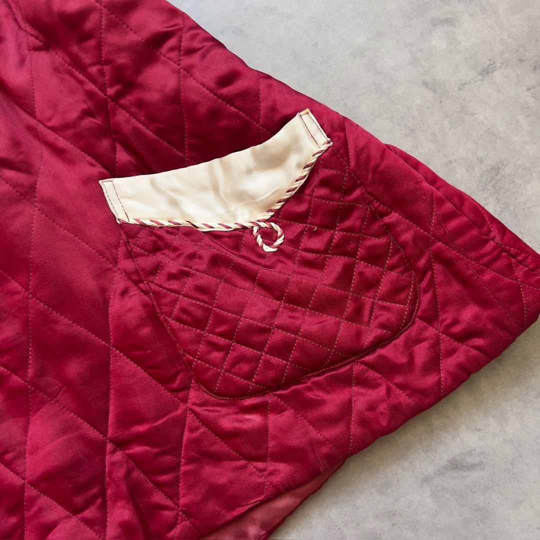 50s スカガウン 龍 サテン スーベニア ジャケット ヴィンテージ スカジャン