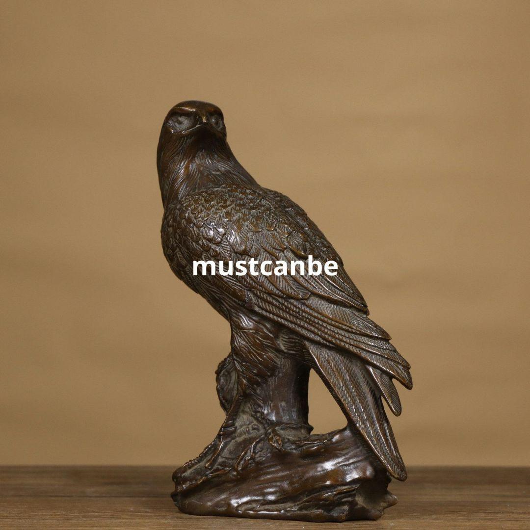 銅器 雄鷹 応接間 玄関 書斎 執務室 茶室 装飾品 工芸品 置物 銅器 鷹 応接間 玄関 茶室 事務机 書斎 装飾品 工芸品 置物 銅器 雄鷹