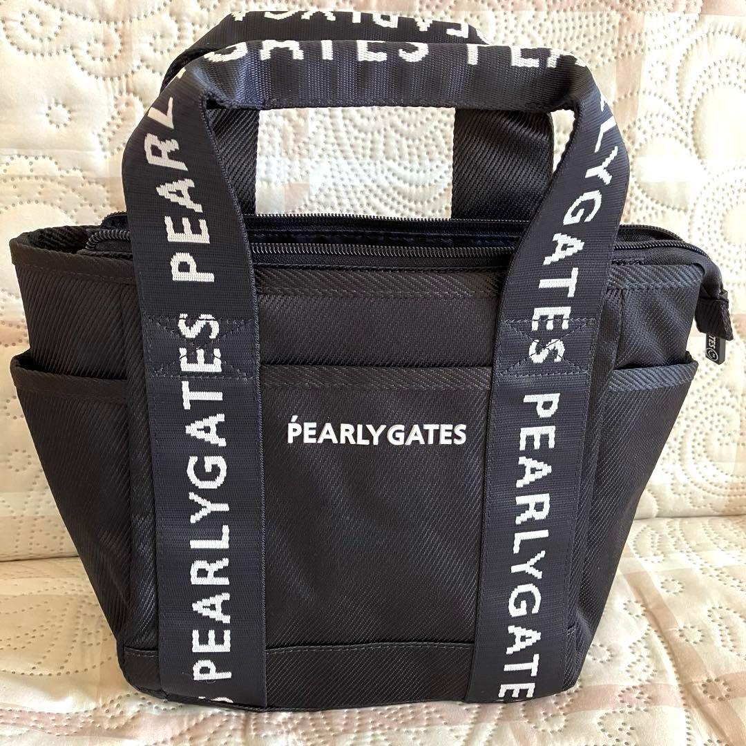 美品✨PEARLY GATES パーリーゲイツ カートバッグ ゴルフ ネイビー PEARLY GATES（パーリーゲイツ） カートバッグ ネイビー 内外ポケット