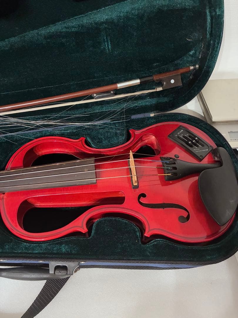エレキバイオリン CV-210E 本体 弓 ケース【ジャンク】 - メルカリ