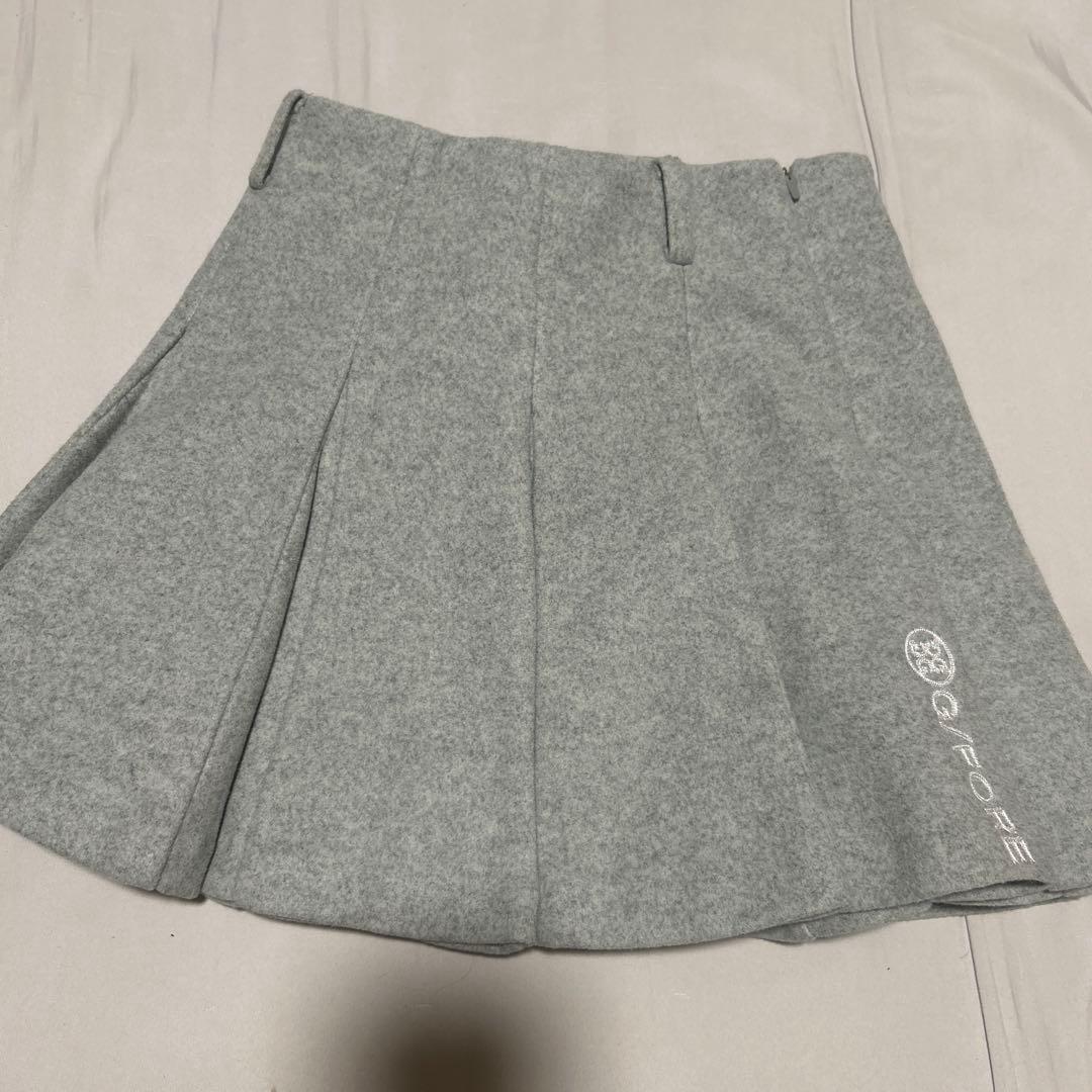 【G/FORE】 ゴルフウェア　スカート　M グレー G FORE レディース 冬 ゴルフスカート Sサイズ - メルカリ