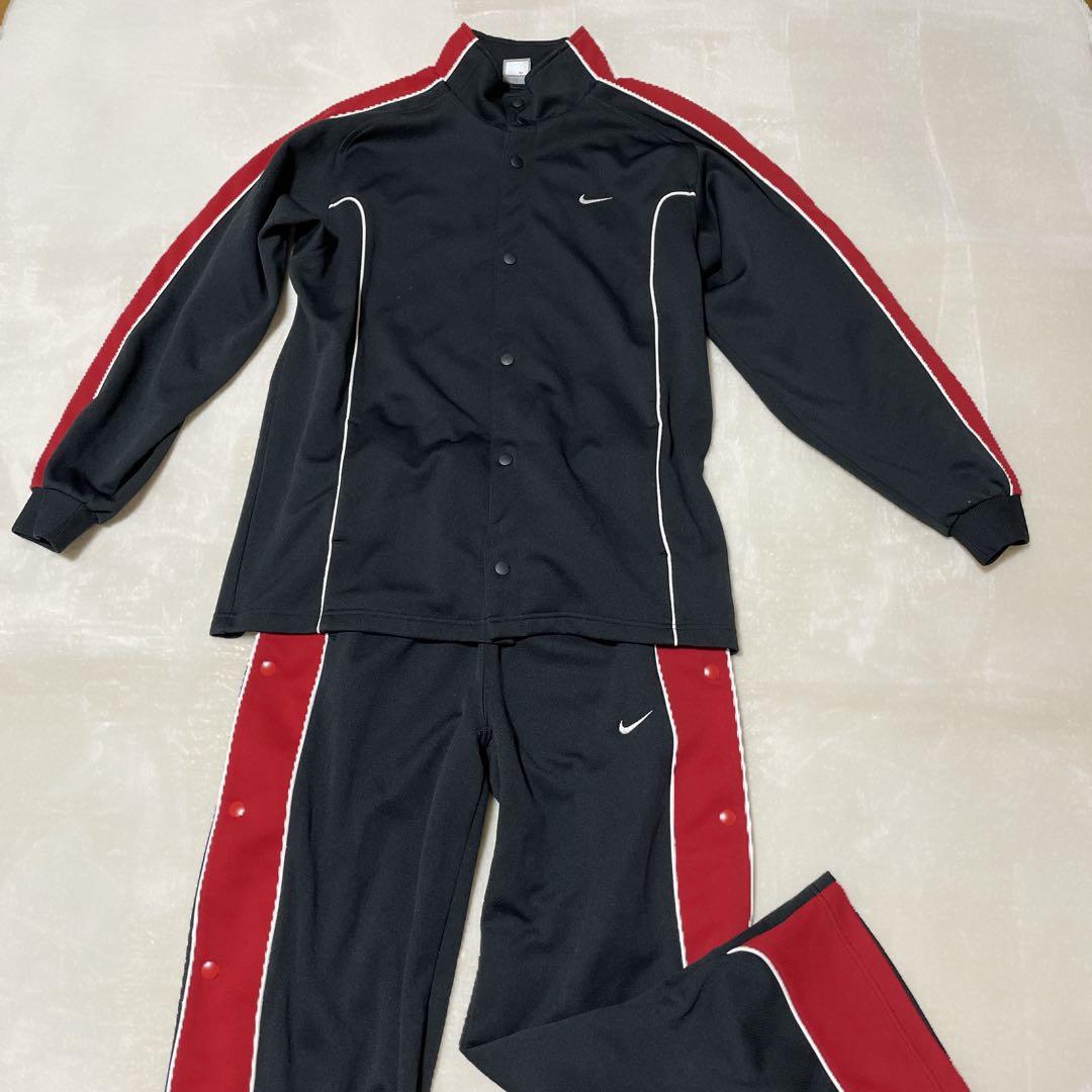Nike ナイキ オールドジャージ上下 バスケット スナップボタン L M