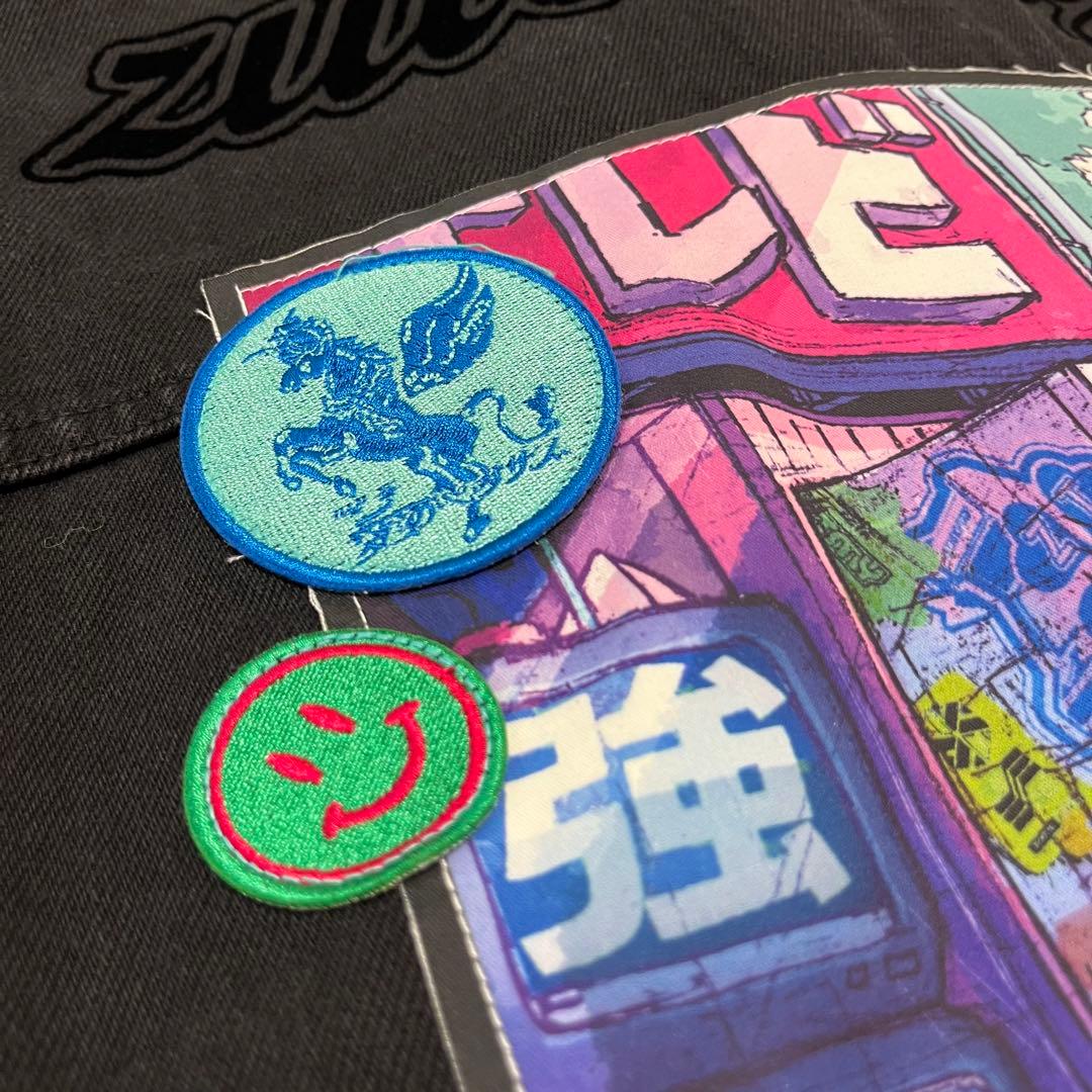 ずっと真夜中でいいのに　ずとまよ　愛ペガ　オーバーサイズデニムジャケット　M