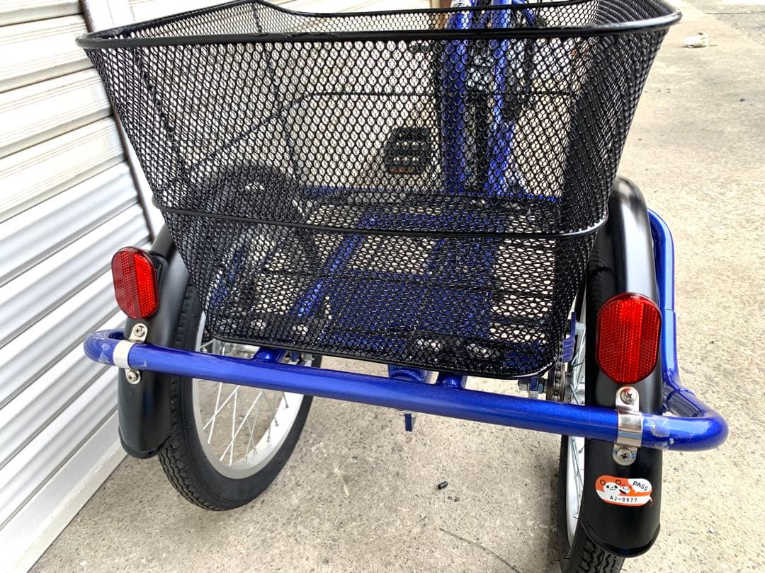 送料無料 E-PAR+ON電動アシスト三輪自転車 5.8Ah 20-16インチ