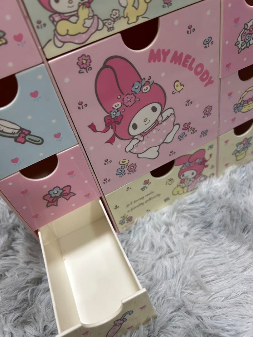 マイメロディ 引き出し卓上チェスト