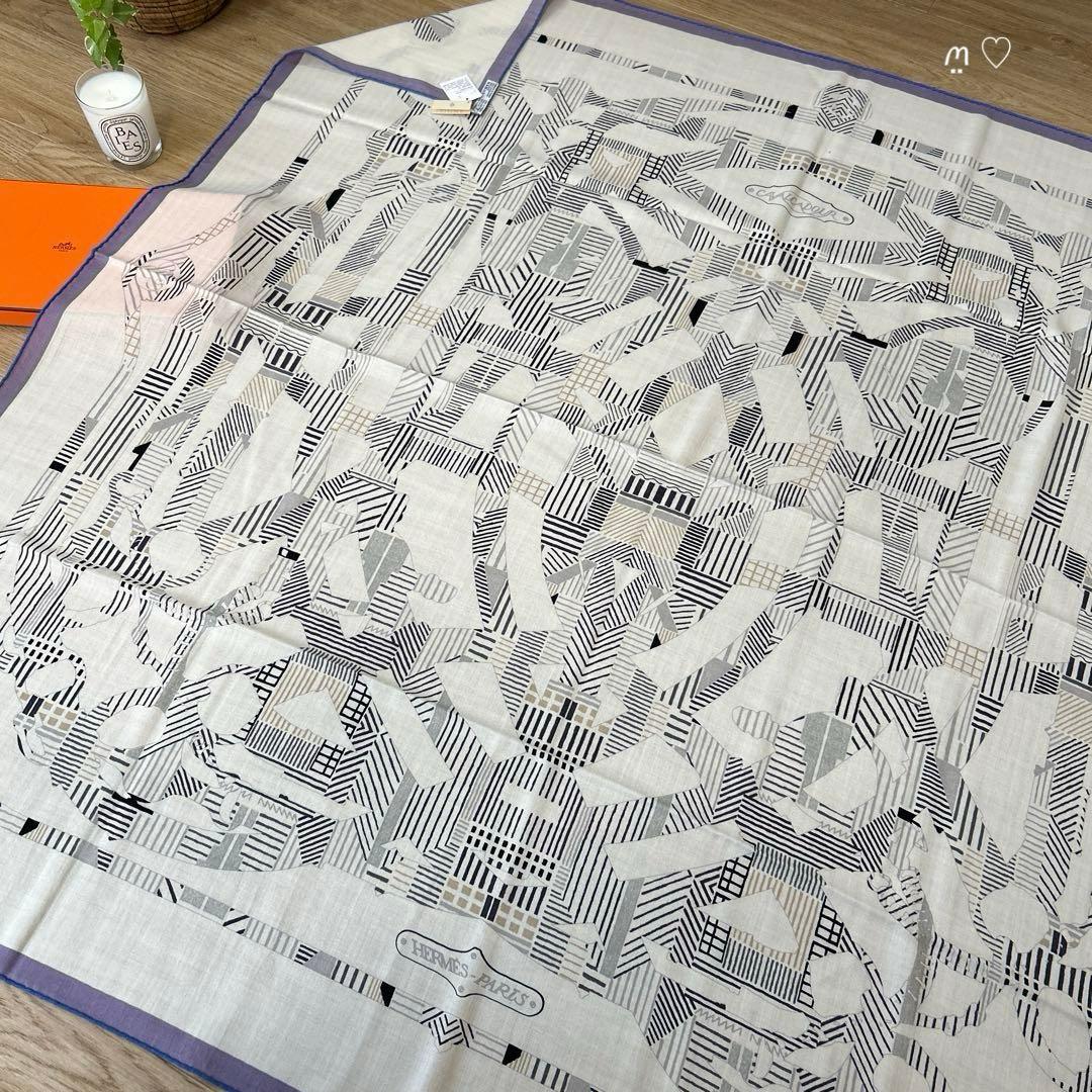 HERMESエルメス カレ140ジェアン カヴァルカドゥールモーニング