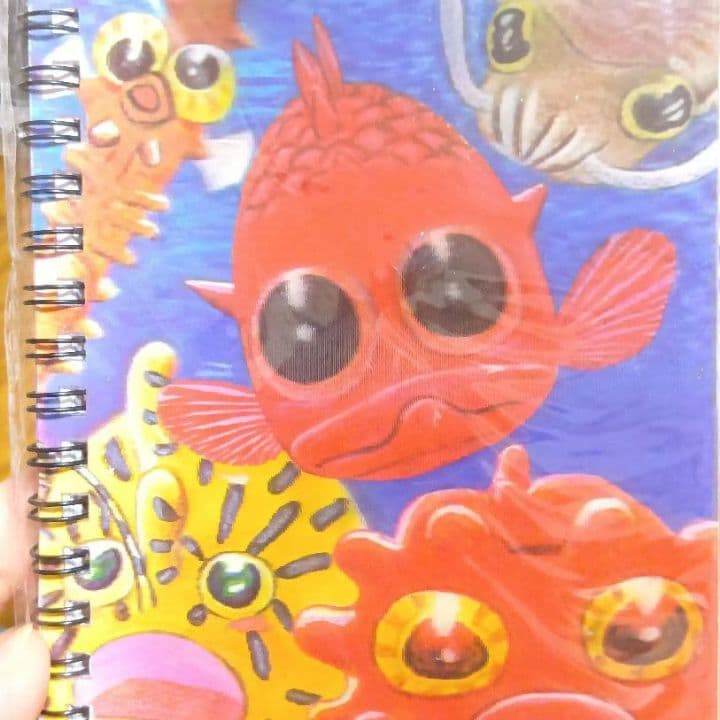 さかなクン　館山限定うちわ、絵本 ハコフグのねがい、3Dメモ帳、ツインストラップ