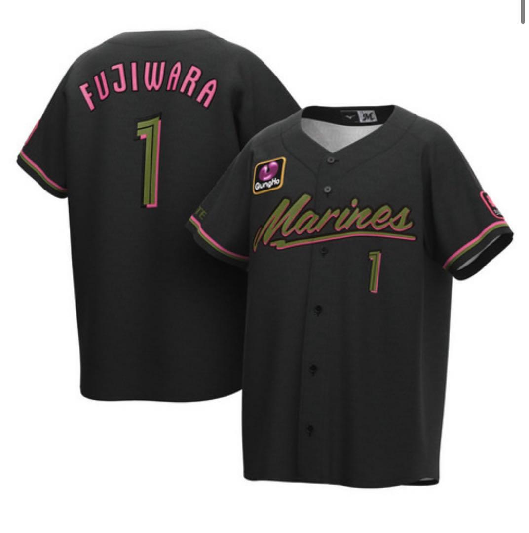 千葉ロッテマリーンズ 藤原恭大 ブラックサマー ユニフォーム