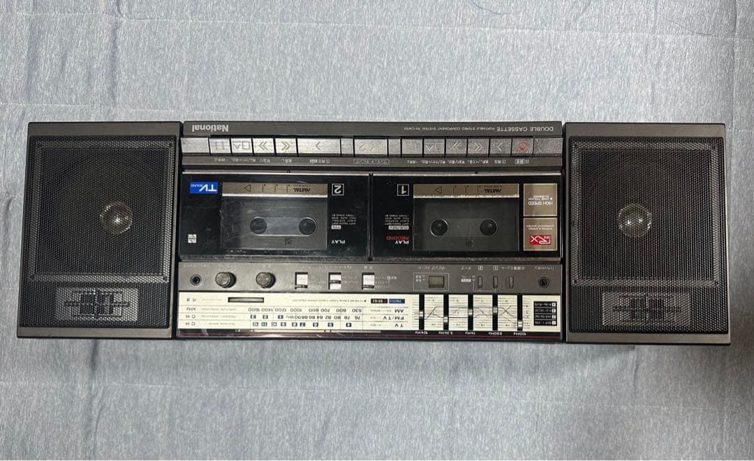 National RX-CW50ダブルカセットコンポ ジャンク品