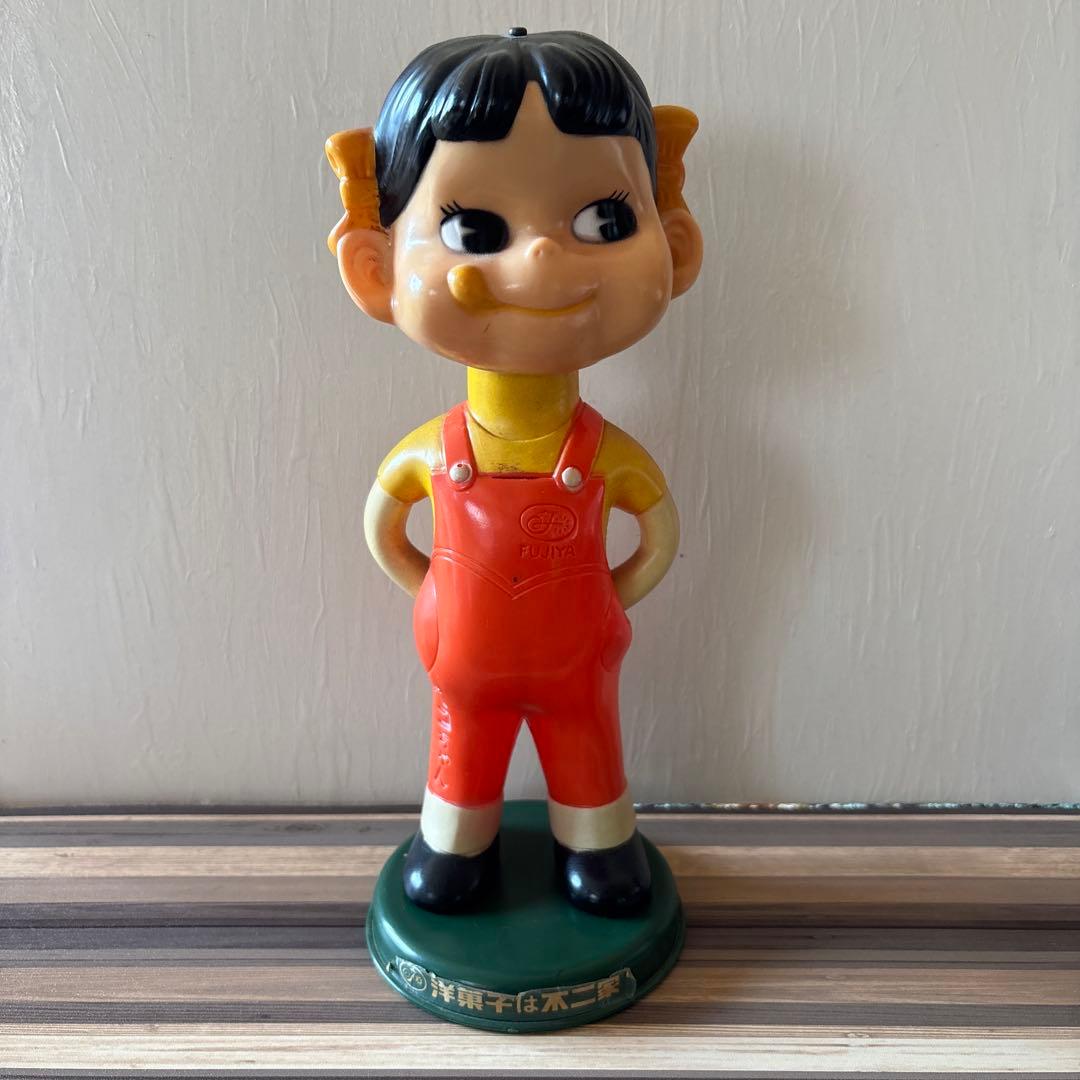 不二家　ペコちゃん　首振り人形　3体セット