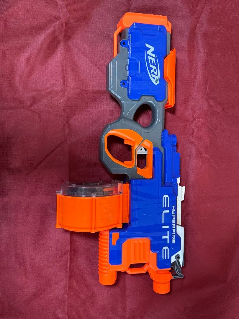 NERF HYPERFIRE ELITE トイガン Amazon.com: Nerf HyperFire Motorized Elite Blaster, 25-Dart Drum