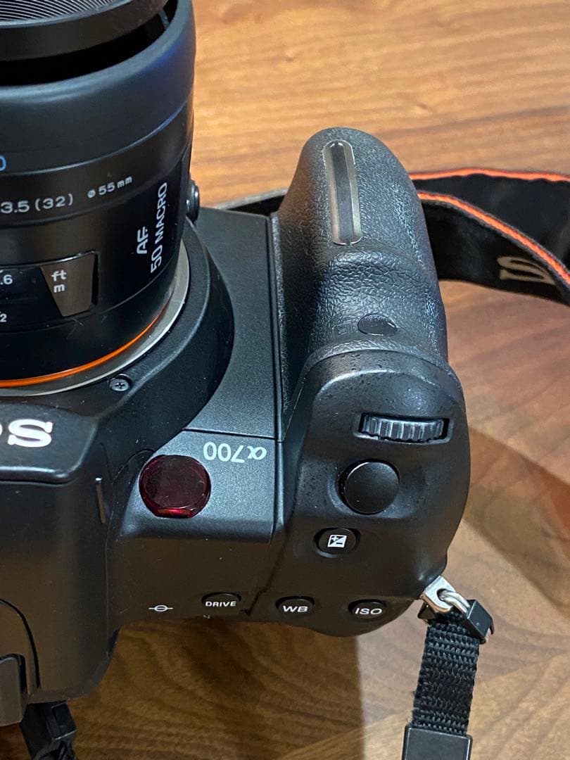 SONY α700 デジタル一眼レフ ミノルタ単焦点50㎜AFレンズ付 動作品