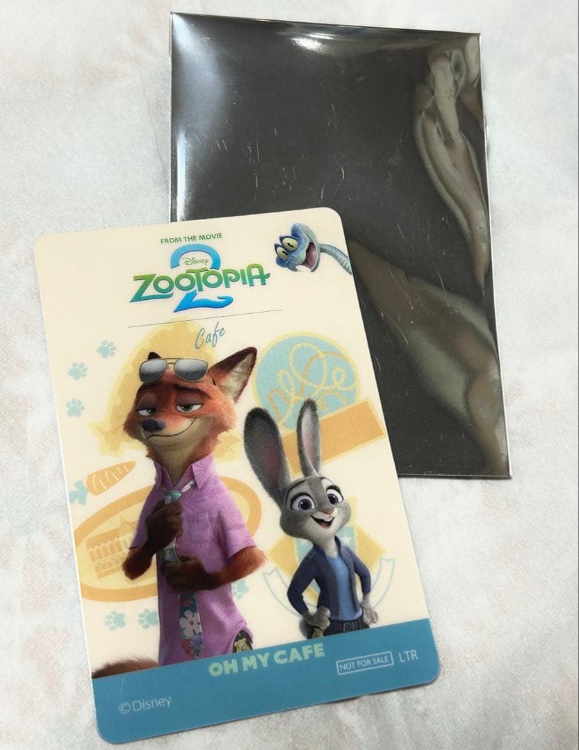 ズートピア2 オーマイカフェ 予約特典 コレクションカード ニック