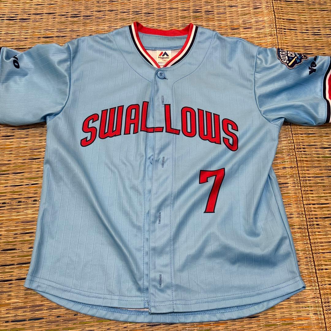 東京ヤクルトスワローズ長岡秀樹 CREWユニフォーム サイズ130 - メルカリ