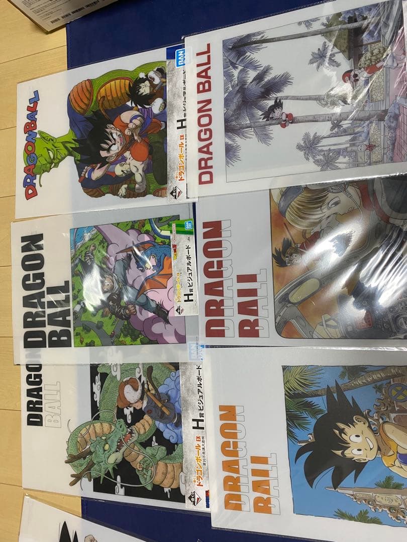 新品未開封 一番くじ ドラゴンボール ビジュアルボード 18枚セット