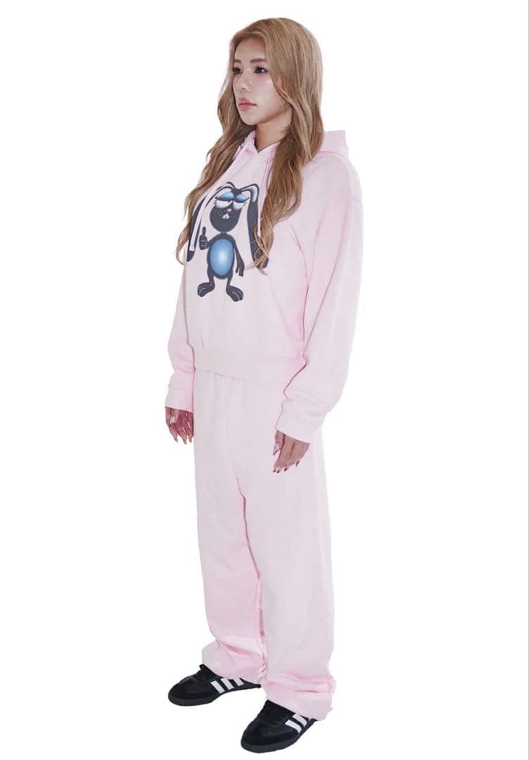 BG とうあ セットアップ ピンク パーカー スウェット - メルカリ