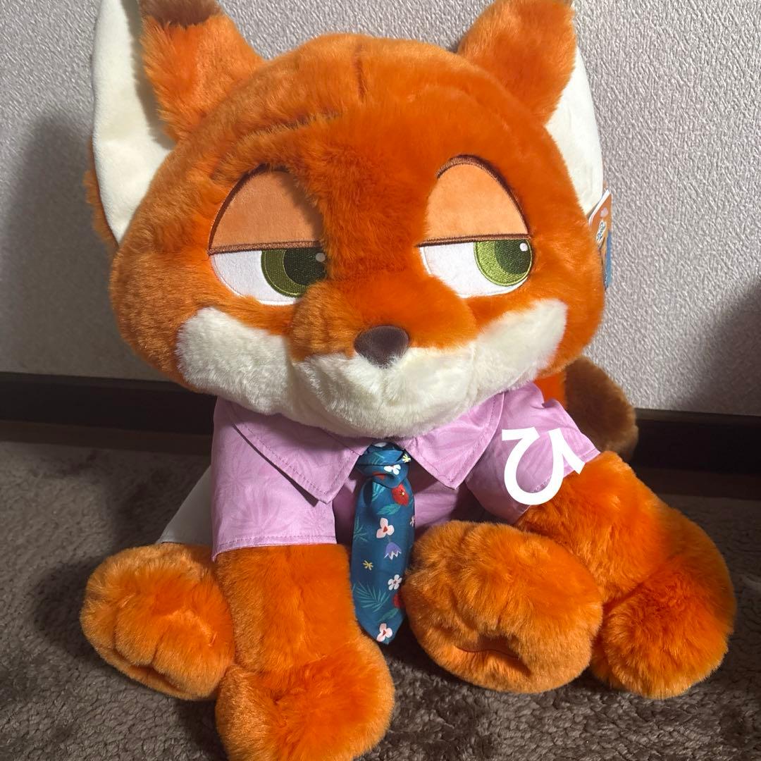 ズートピア ニック・ワイルド ぬいぐるみ 50cm・ブランケット付き ズートピア ニック・ワイルド ぬいぐるみ 50cm・ブランケット付き