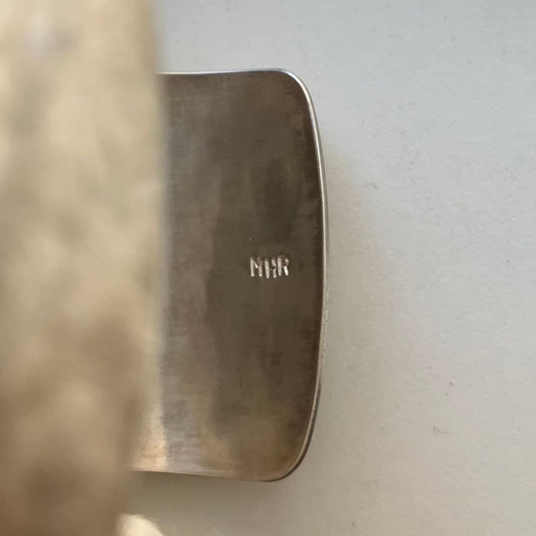 41.5g スターリングシルバー カフブレスレット ワイドバングル