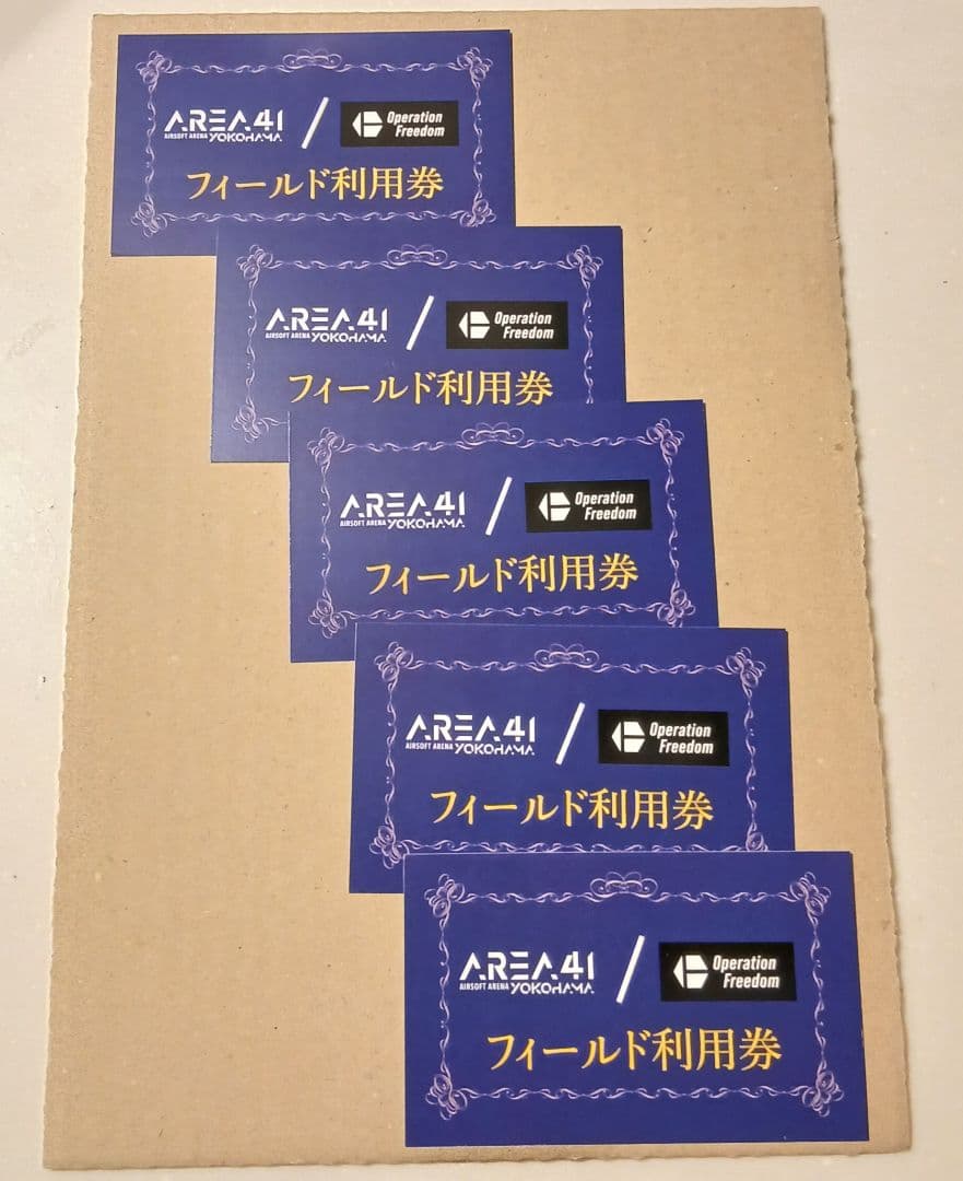 サバゲーチケットAREA 41 フィールド利用券