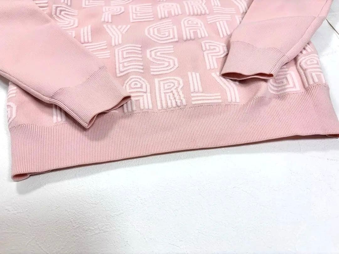 美品】パーリーゲイツ セットアップ ニット スカート ピンク ロゴ 0 S