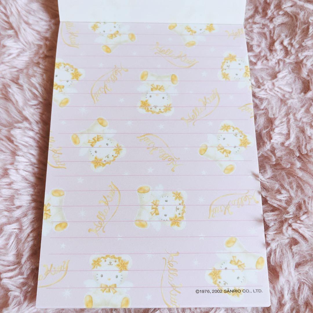 希少レア　ハローキティ　エンジェルベア　レターセット　メモ　2002 サンリオ